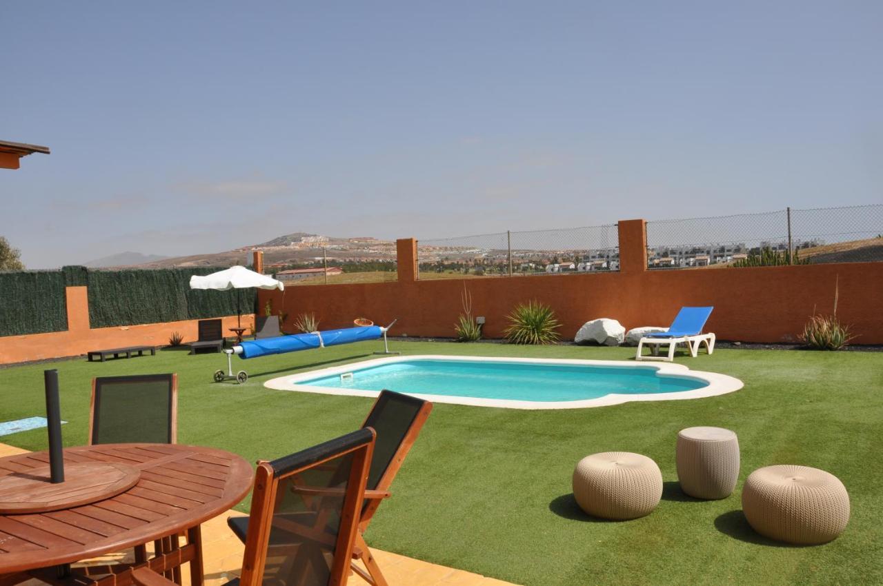 Eco Villa White Suite With Climatized Pool Caleta De Fuste Exterior foto