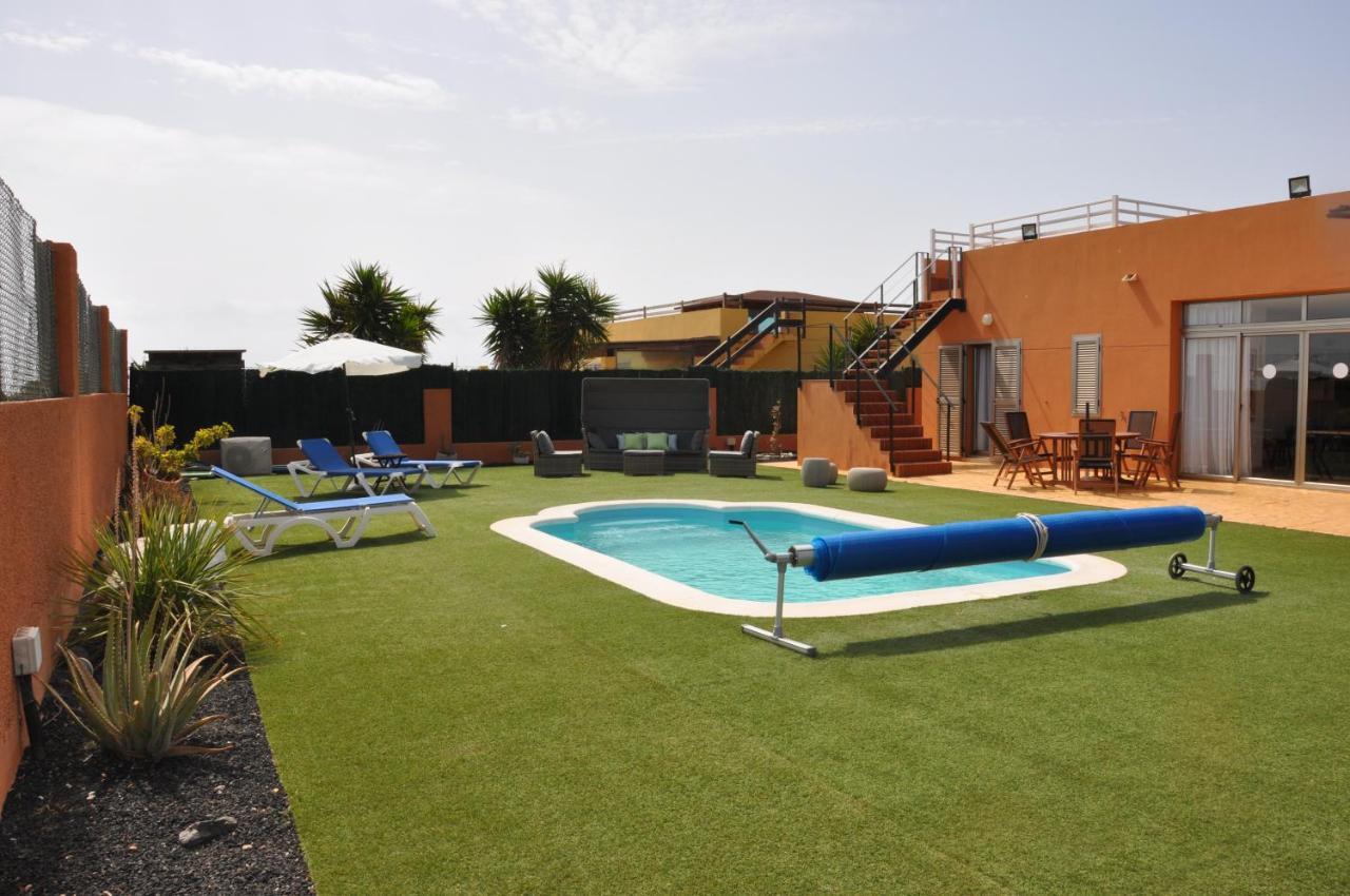 Eco Villa White Suite With Climatized Pool Caleta De Fuste Exterior foto